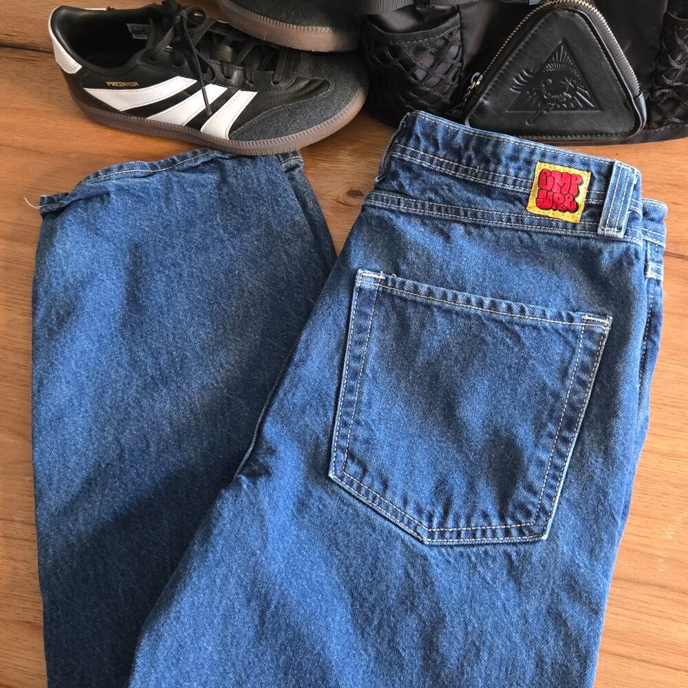 Empyre Blue Denim Jeans | Size 32 | Men's Relaxed Baggy Skate Fit